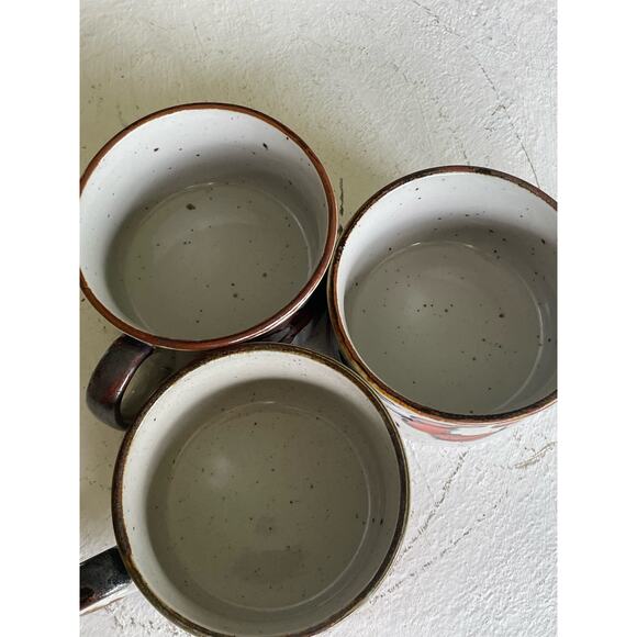 3 Vintage Octagiri Floral Soup Cup Coffee Mug - Picture 9 of 14